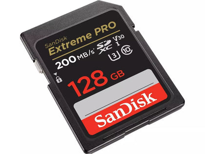 USB SDXC Extreme Pro 128GB 200MB/s UHS-I C10 V30 U3