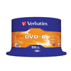 VERBATIM 43788, 4.7 GB, DVD-R, 50 pc(s), Matt Silver, 16x, Spindle