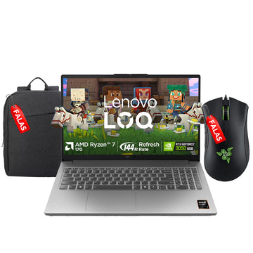 LENOVO LOQ AMD RYZEN 7 170  512GB SSD 16GB RAM 15.6" 144Hz RTX 3050 6GB