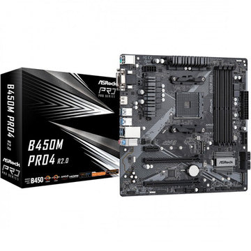MOTHERBOARD MOT AM4 ASRock B450M Pro4 R2.0