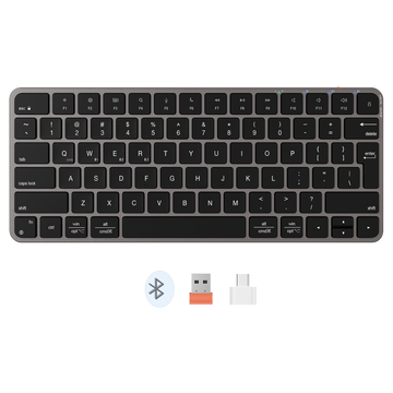 TASTIERE MEETION iKEY K210 BLACK WIRELLESS&BLUETOOTH