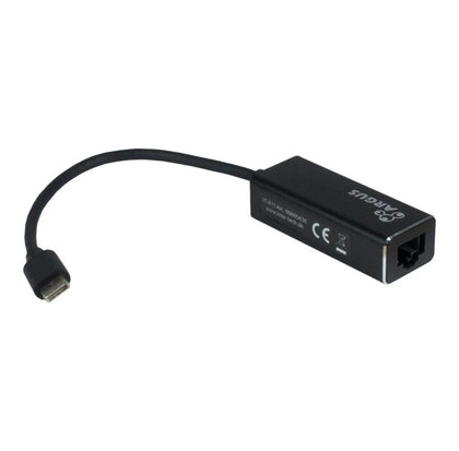 KONVERTER Adapter USB-C > Gigabit Lan RJ45 1000 MBit/s Inter-Tech IT-811