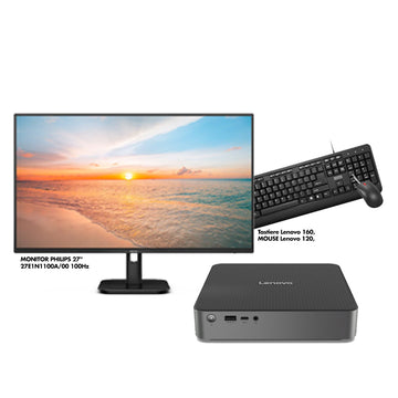 BOUNDLE IdeaCentre Mini 01IRH10R CORE 7 240H 1TB 16GB DDR5 + PHILIPS 27" 27E1N1100A/00 100Hz + KEYBOAR + MOUSE