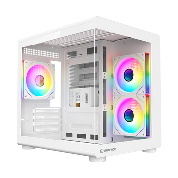 COVER PC RAMPAGE MIND V1 + 750W 80 PLUS BRONZE M-ATX white