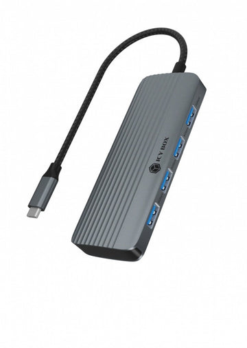 MINI DOCKING ICY BOX IB-DK4022a-CPD 6in1, HDMI,USB,PD