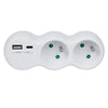 PRIZE splitter with 2 slots. 2x USB A/C. E. 2x16A. MCE339