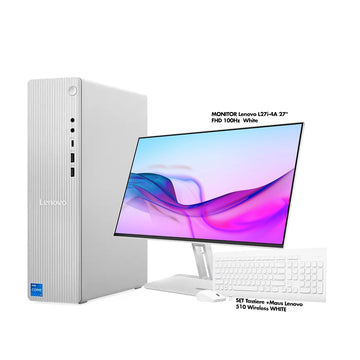 BOUNDLE IdeaCentre Tower 08IRH9 i7-13620H 1TB 32GB + MONITOR L27i-4A 27" FHD 100Hz  White + SET LENOVO 510