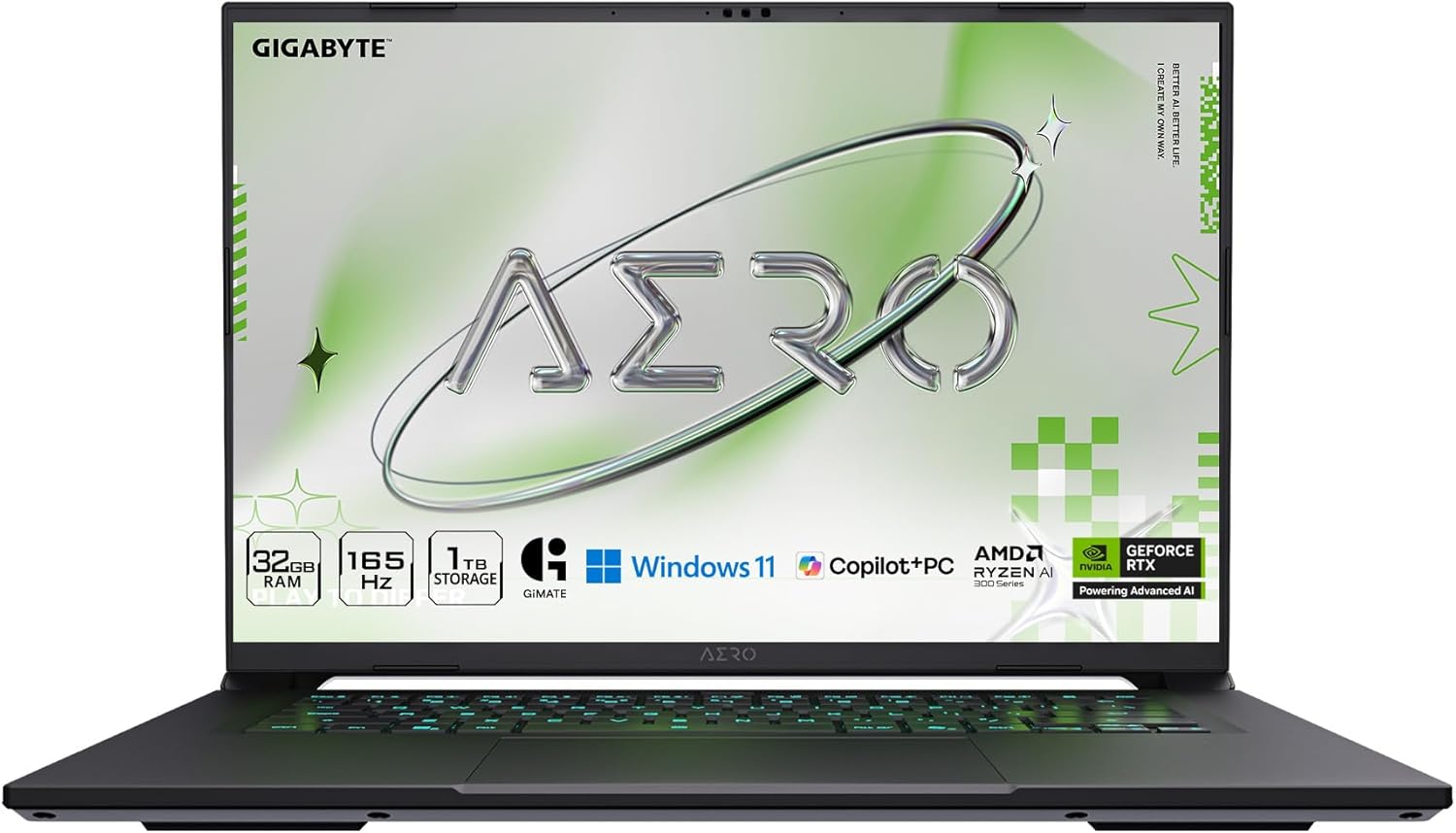 Gigabyte AERO X16 AMD Ryzen AI 9 HX 370 1TB SSD 32GB 16 2560x1600 Gigabyte AERO X16 AMD Ryzen AI 9 HX 370 1TB SSD 32GB 16 2560x1600