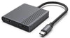 KONVERTER USB-C to HDMI + DP 4K 60Hz