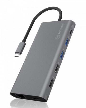 DOCKING STATION 12-in-1 USB Type-C dock with PD 100W BOX IB-DK4050-CPD 2xUSB 3.0 Type-A,