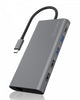 DOCKING STATION 12-in-1 USB Type-C dock with PD 100W BOX IB-DK4050-CPD 2xUSB 3.0 Type-A,