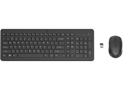 SET TASTIERE + MAUS HP WIRELESS 330 BLACK