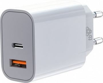 KOKE ADAPTERI TB 2x3A USB C + USB A 20W