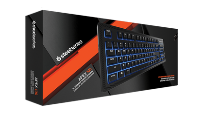 TASTIERE SteelSeries Apex 100 USB 2.0 Wired Backlit Gaming BLACK