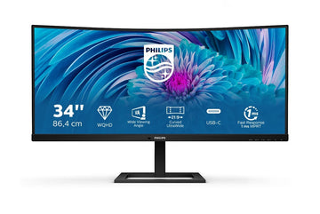 MONITOR PHILIPS 34" Philips E-Line 346E2CUAE/00 34" UWQHD 2K Curved 100Hz