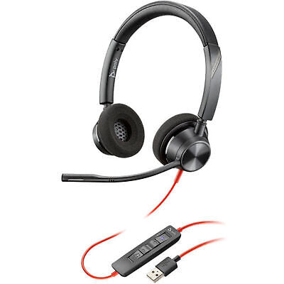 NDEGJUESE Poly Blackwire 3320 BW3320-M Headset USB-A