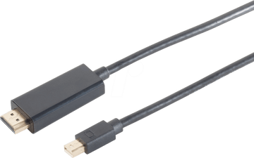 KABULL Mini DisplayPort 1.2 > HDMI (ST-ST) 2m Adapterkabel