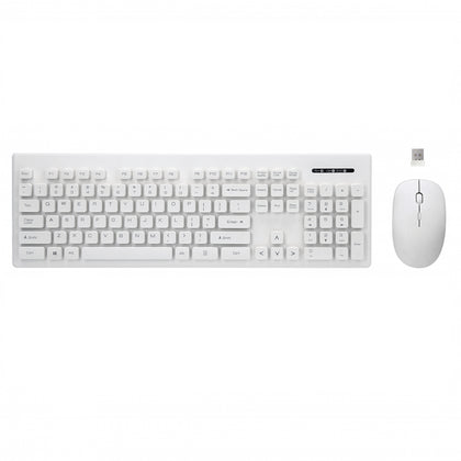 TASTIER REBELTECH wireless set: keyboard + mouse white