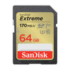 SD CARD 64GB SanDisk Extreme SDXC 170MB/s