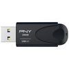 USB 256GB PNY AttachE 4 USB 3.1 Gen 1 Black