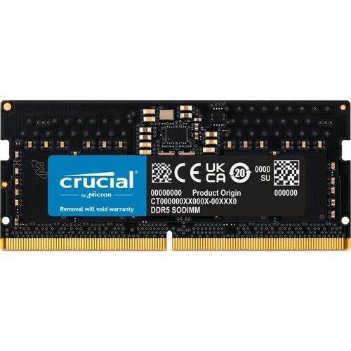 RAM LAPTOP DDR5 8GB 4800MHz CRUCIAL CL40